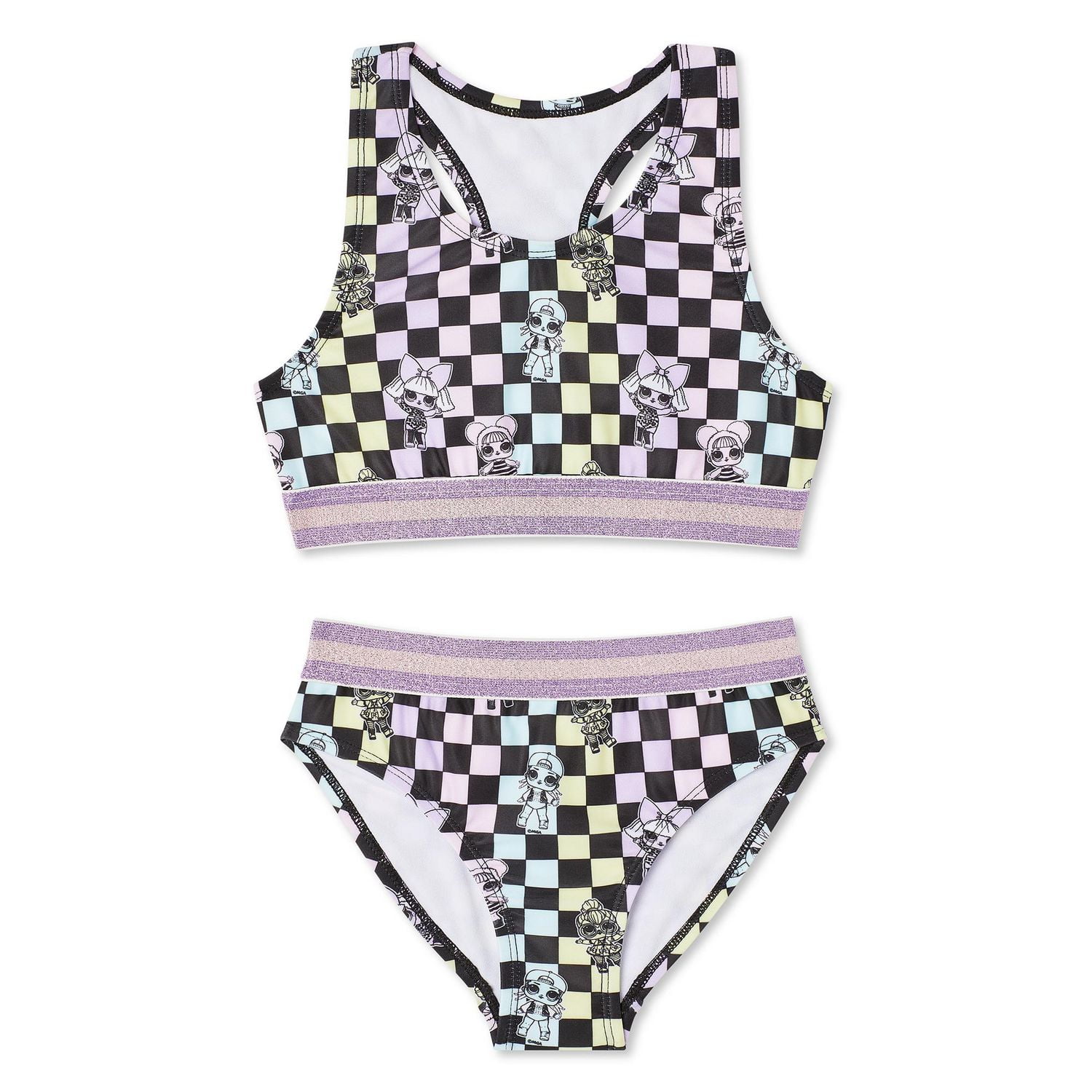 LOL Girls' Swimsuit 2-Piece Set