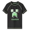 thumbnail image 1 of Minecraft Boys' Short Sleeve Rash Guard, 1 of 2