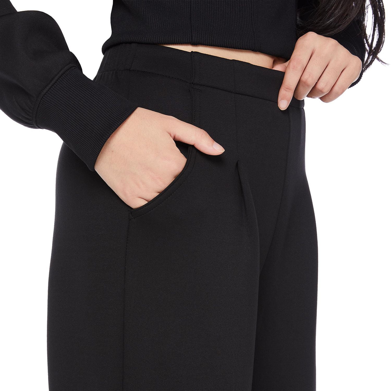 Pantalon évasé en molleton doux à plis My Sister’s Closet pour filles Tailles P-TTG