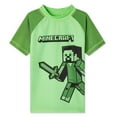 thumbnail image 1 of Minecraft Boys' Short Sleeve Rash Guard, 1 of 2