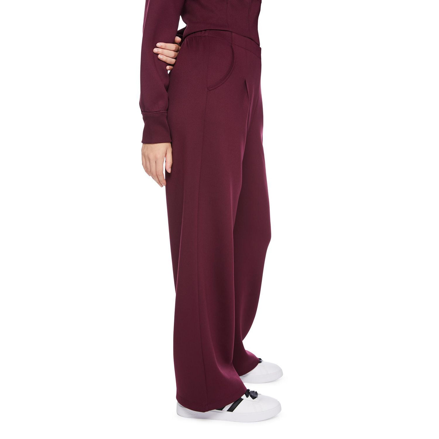 Pantalon évasé en molleton doux à plis My Sister’s Closet pour filles Tailles P-TTG