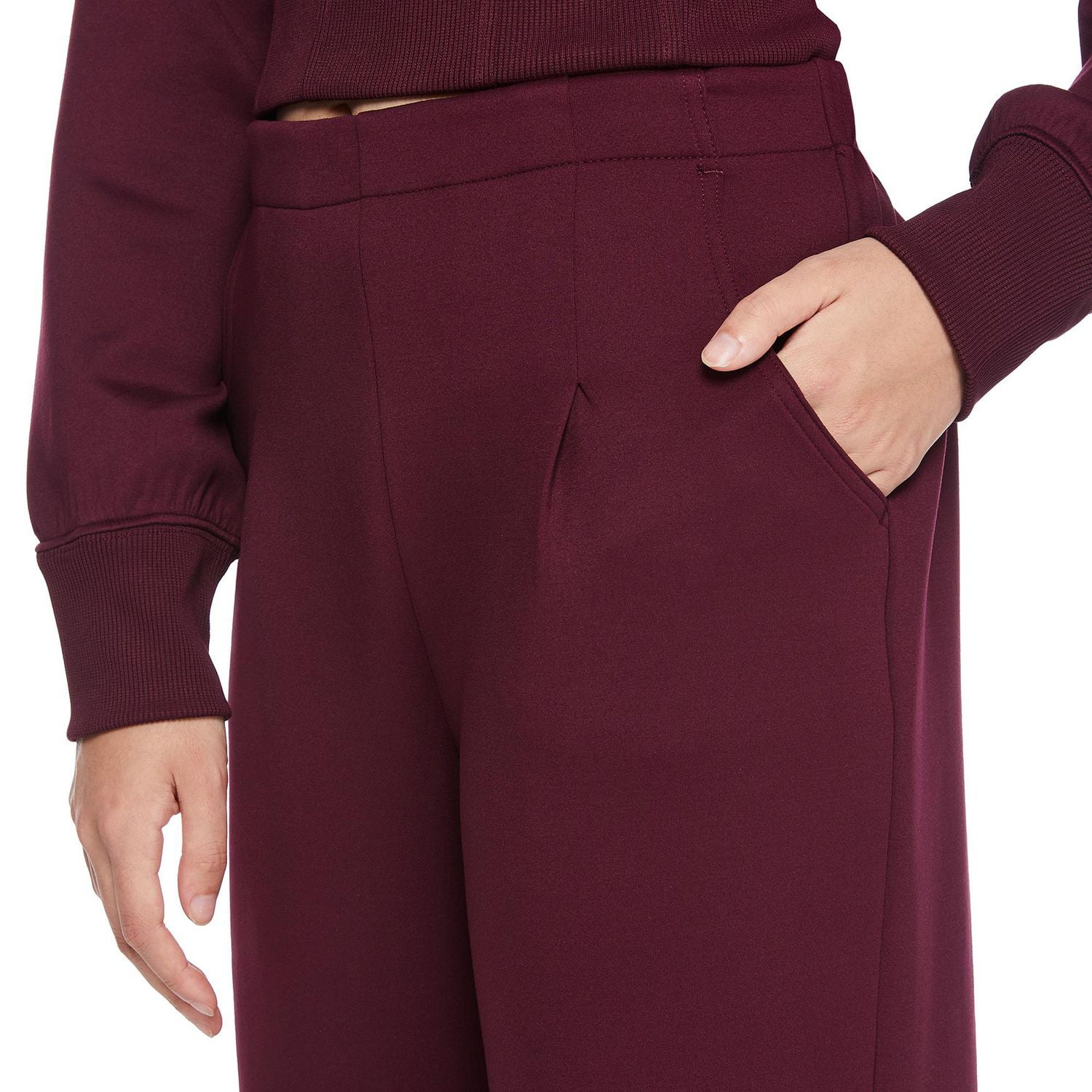 Pantalon évasé en molleton doux à plis My Sister’s Closet pour filles Tailles P-TTG