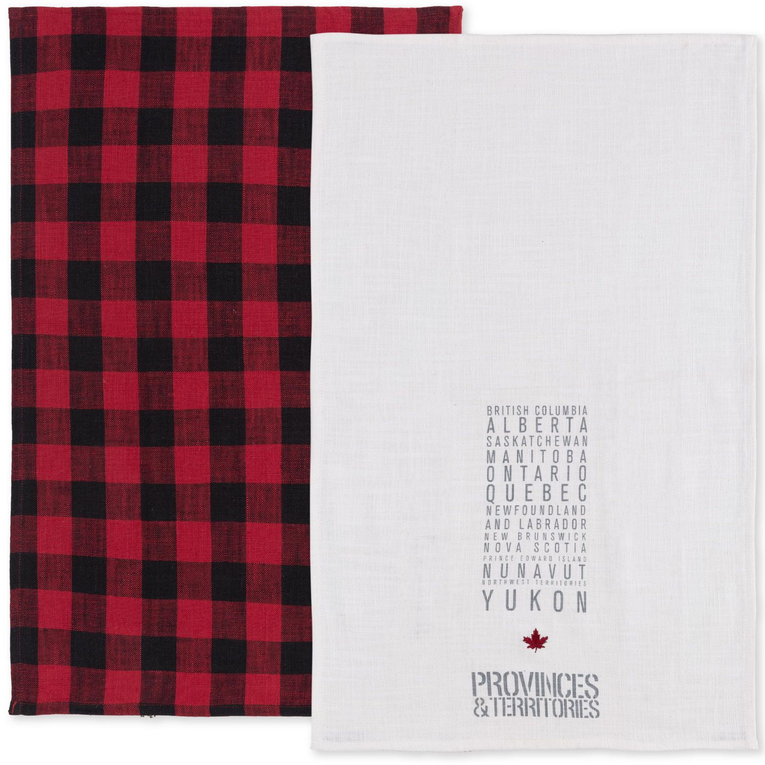 Canadiana 2 Pack Kitchen Towels PROVINCES Walmart Canada   6000200439349 