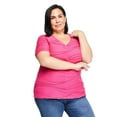 thumbnail image 1 of Iyla Plus Women's Short Sleeve Ripple Tee, 1 of 1