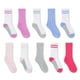 George Girls' Crew Socks 10-Pack, Sizes 11-2/3-6 - image 1 of 1