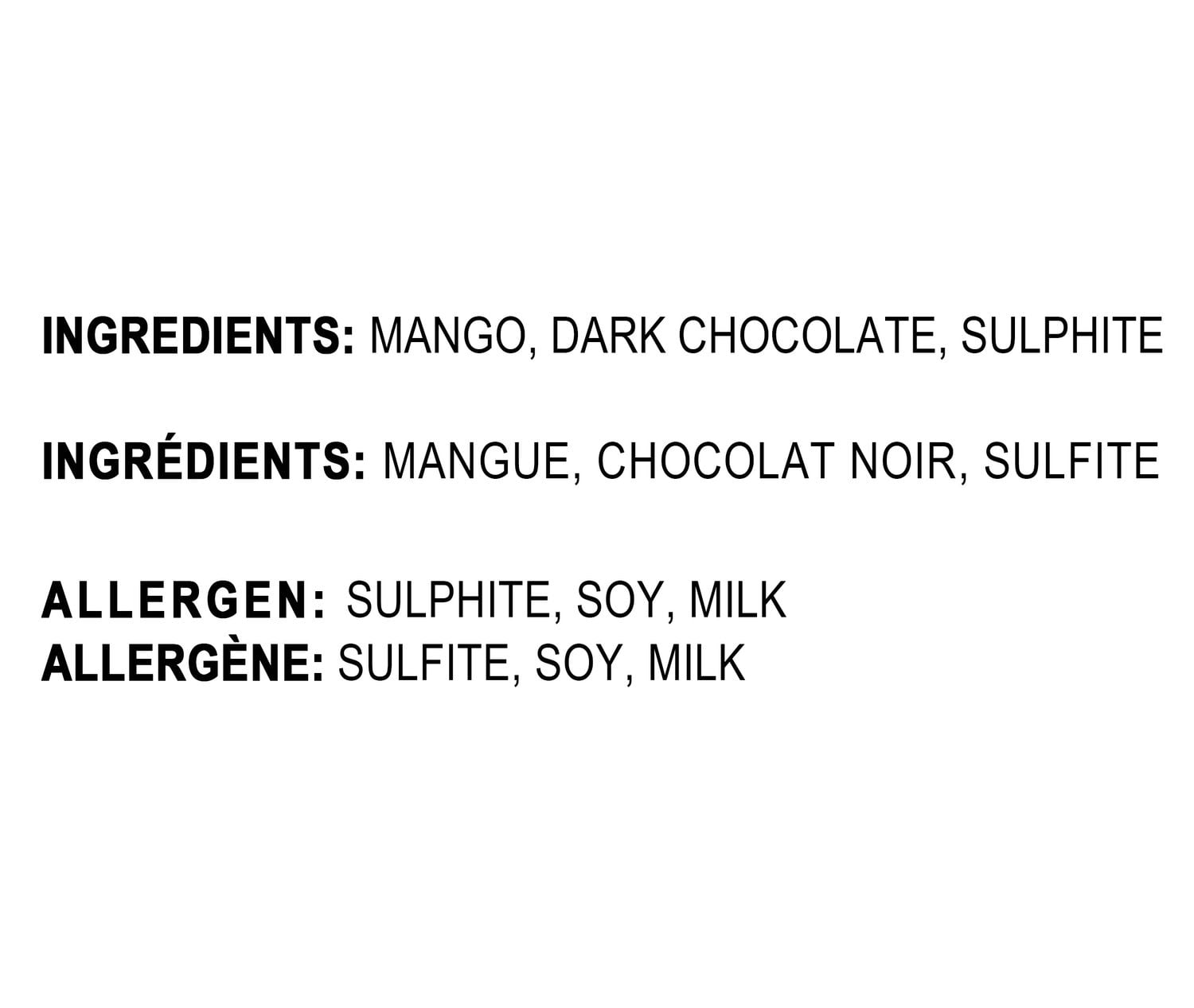 Mangue au Chocolat 40g – H&H Santé & Bonheur Mangue Sèche au Chocolat