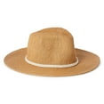 thumbnail image 1 of Time and Tru Women's Straw Panama Hat, 1 of 2