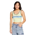 thumbnail image 1 of No Boundaries Women's Ringer Tank, 1 of 6