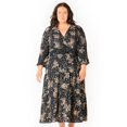 thumbnail image 1 of Devoted Women’s Plus size L/S wrap V-neck maxi dress, 1 of 6