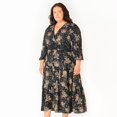 thumbnail image 3 of Devoted Women’s Plus size L/S wrap V-neck maxi dress, 3 of 6