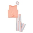 thumbnail image 1 of Ensemble 3 pièces avec pantacourt à jambe large George pour filles, 1 of 2