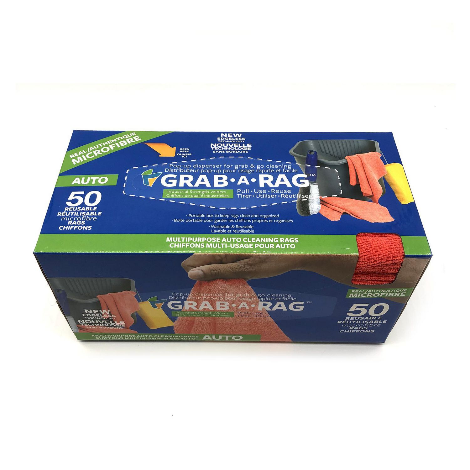 Grab A Rag Auto Cleaning Rags, Pack of 50