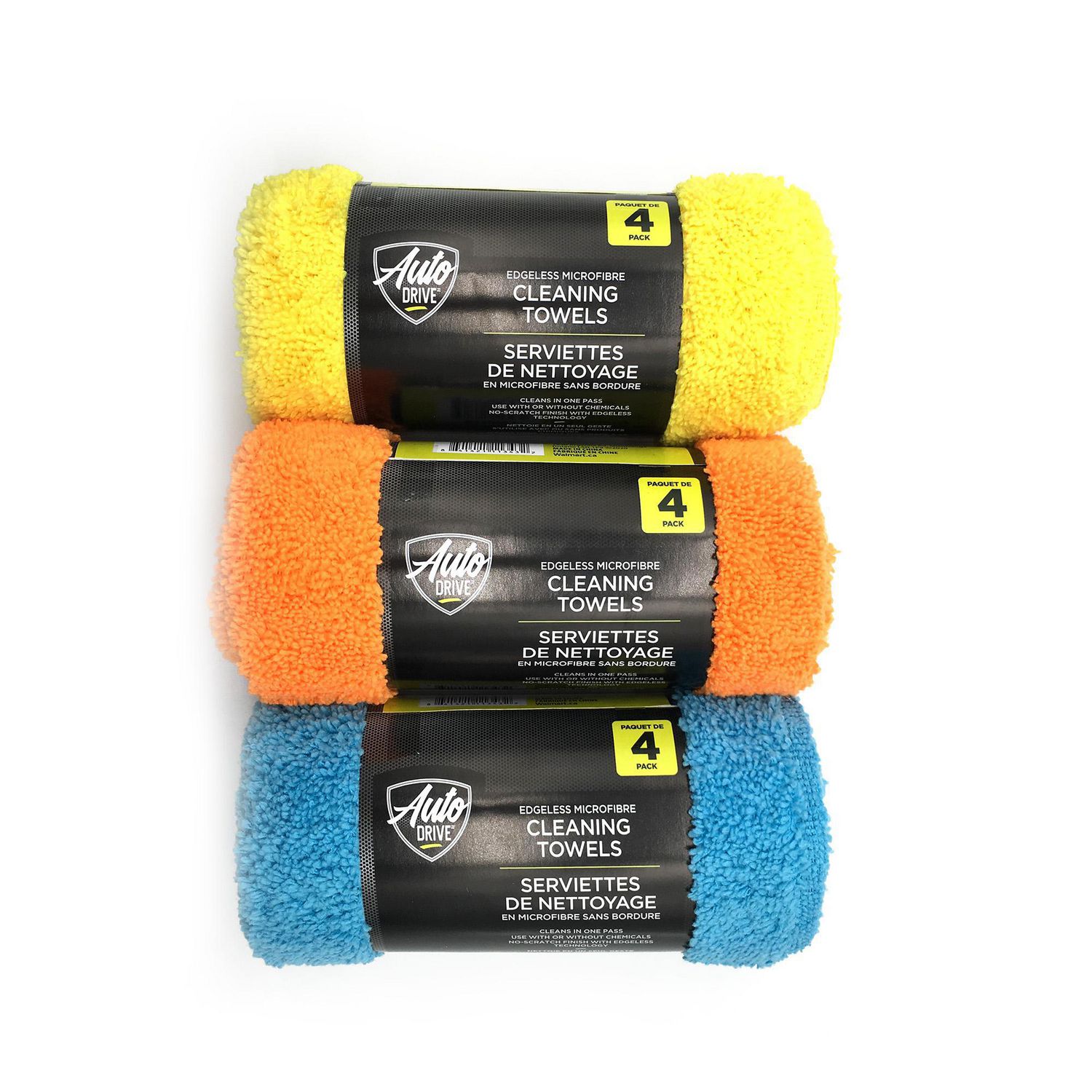 Autodrive Multi-Purpose Microfibre Towels, Pack of