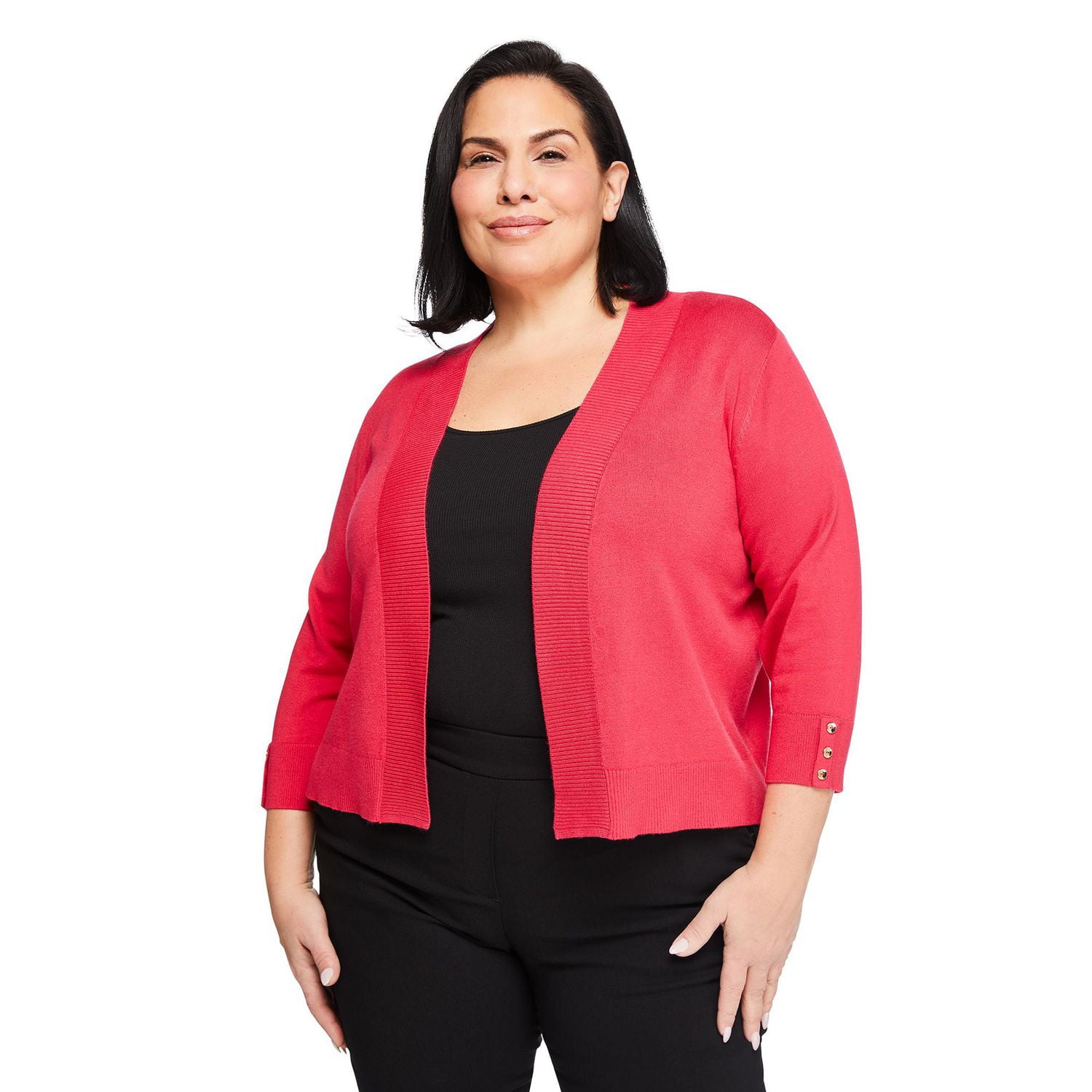 Iyla Plus Women's Elbow Sleeve Knit Shrug