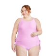 thumbnail image 1 of George Plus Women's Side Tie Tankini, 1 of 6