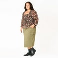 thumbnail image 2 of Devoted Taille Plus Femme Jupe maxi utilitaire avec poches cargo, 2 of 4