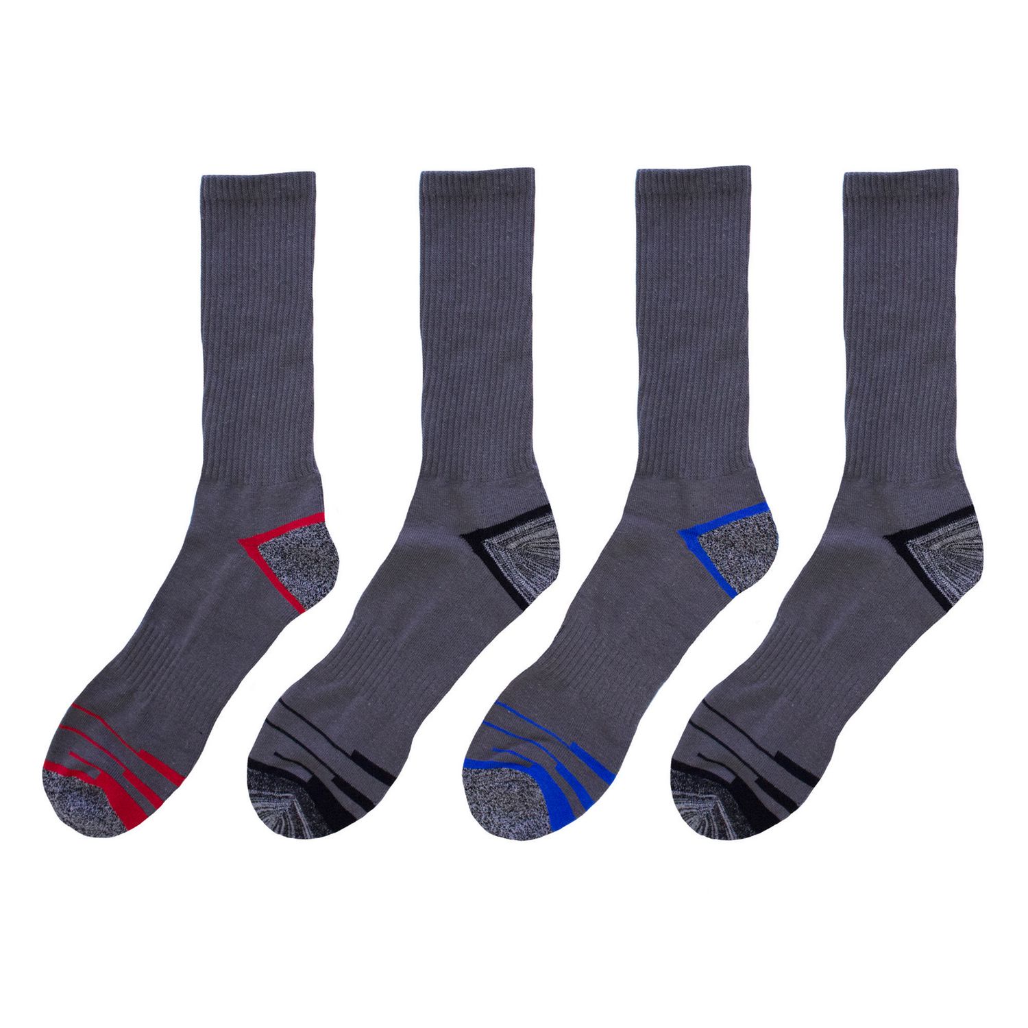 Athletic Works Men's Big And Tall 4-Pair Crew Socks | Walmart Canada