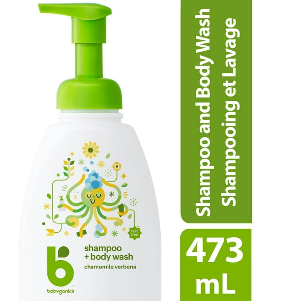 Babyganics Shampoo & Body Wash, Chamomile Verbena, 473ml Walmart.ca