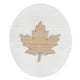 Canadiana plaque ovale en MDF feuille d'érable – image 1 sur 5