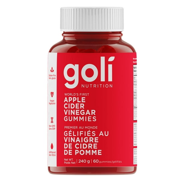 Goli Apple Cider Vinegar Gummies, Goli ACV Gummies Walmart.ca