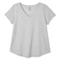 thumbnail image 1 of George Plus Women's Short Sleeve V-Neck Tee, 1 of 1