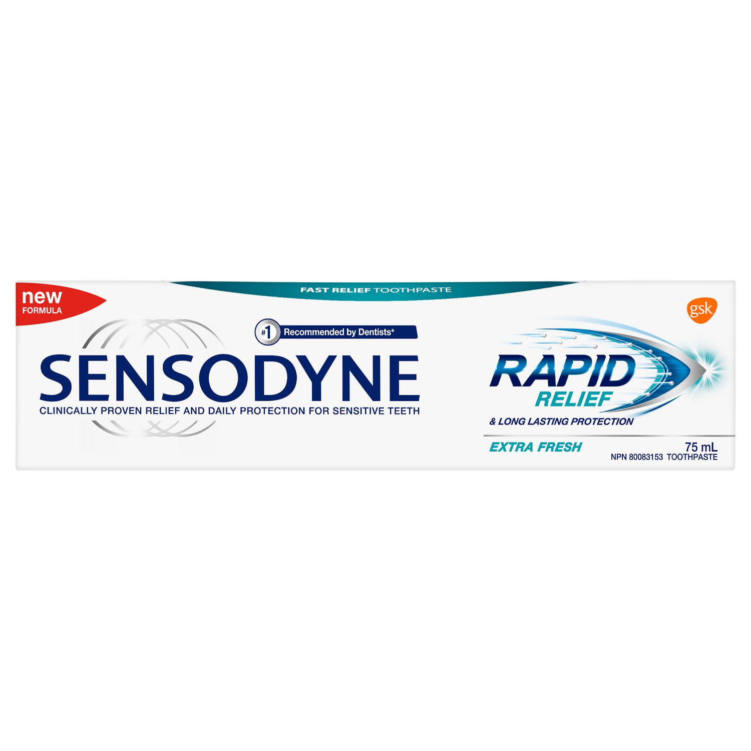 SENSODYNE Rapid Relief & Long Lasting Protection Extra Fresh Fast ...