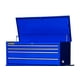 Coffre à 4 tiroirs International de 42 po en bleu – image 1 sur 1