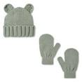 thumbnail image 1 of George Baby Girls' Bear Hat 2-Piece Set, 1 of 1