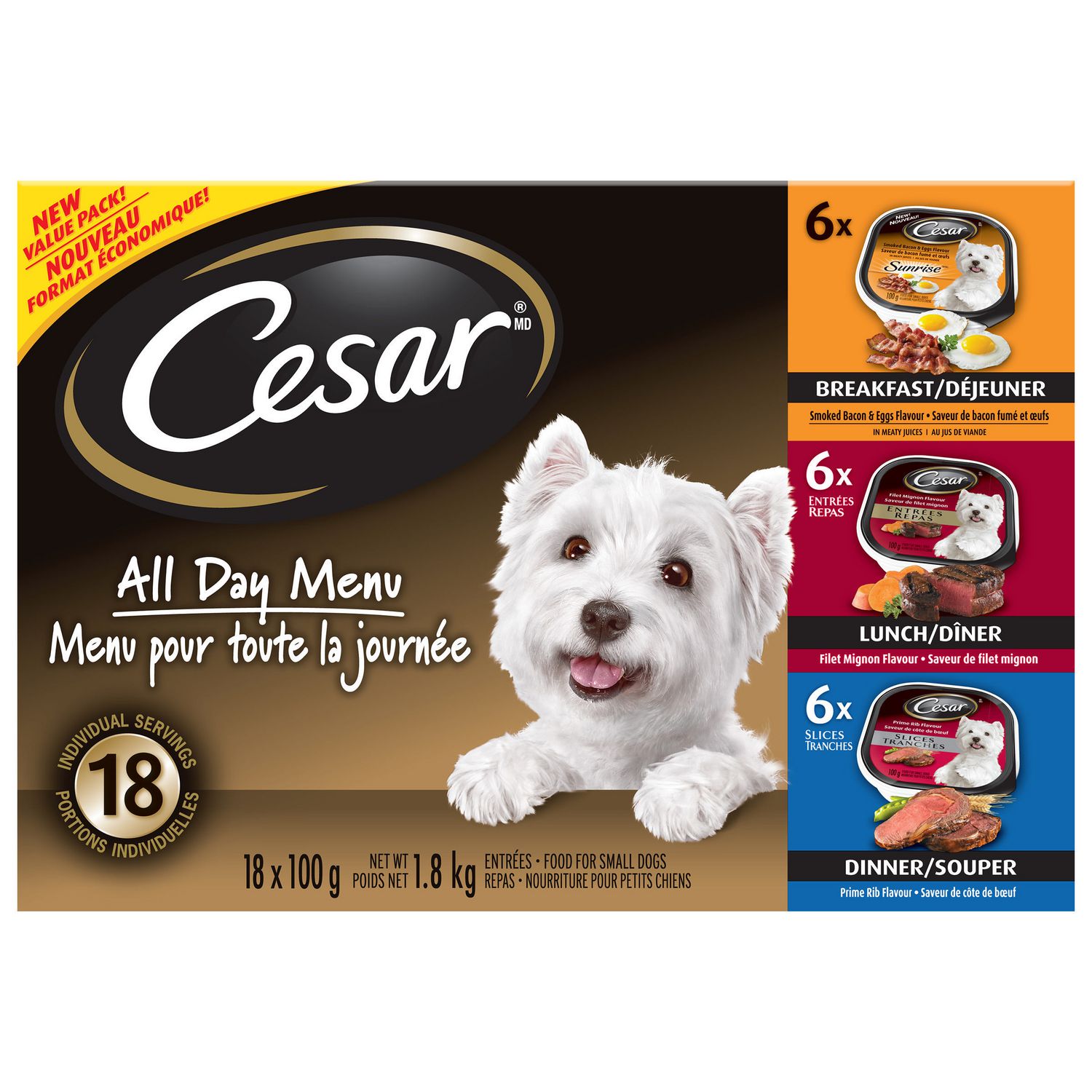 Cesar Wet Mealtime Small Dog Food | Walmart Canada
