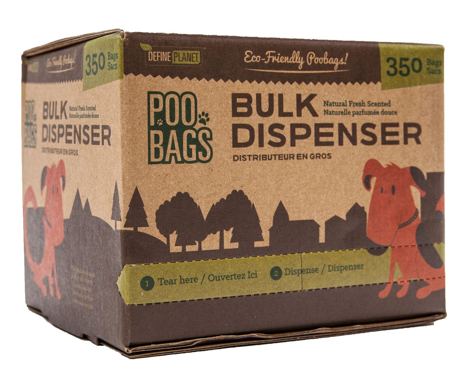 bulk poop bag dispenser