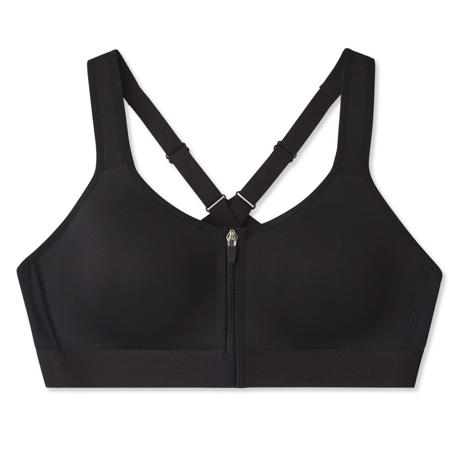 *さわ* Athletic Works Women's Zip-Front Sports Bra - Walmart.ca