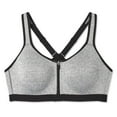 thumbnail image 1 of Athletic Works Women's Zip-Front Sports Bra, 1 of 1