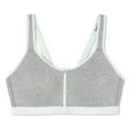 thumbnail image 1 of Athletic Works Women's Zip-Front Sports Bra, 1 of 1