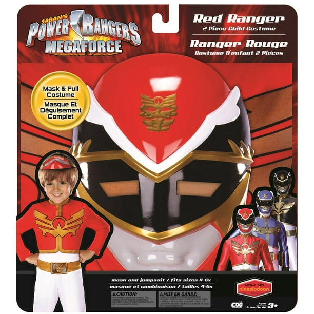 Déguisement Megaforce des Power Rangers - Ranger rouge