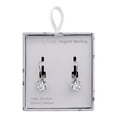 thumbnail image 2 of Luxury Designs Round Cubic Zirconia Dangling Leverback Earrings, 2 of 2