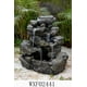 Fontaine pour patio hometrends en forme de chute de pierre – image 1 sur 1