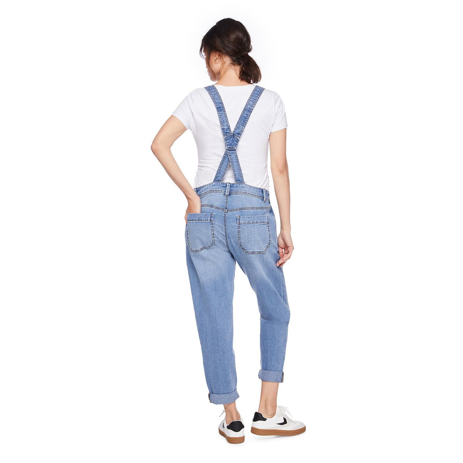 Paisley Sky Maternity Slouchy Straight Leg Overall, Sizes S-XXL