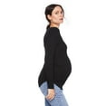 thumbnail image 3 of Paisley Sky Maternity Long Sleeve Snap Henley Top, 3 of 6