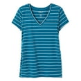 thumbnail image 3 of Paisley Sky Maternity Short Sleeve V-Neck Tee, 3 of 3