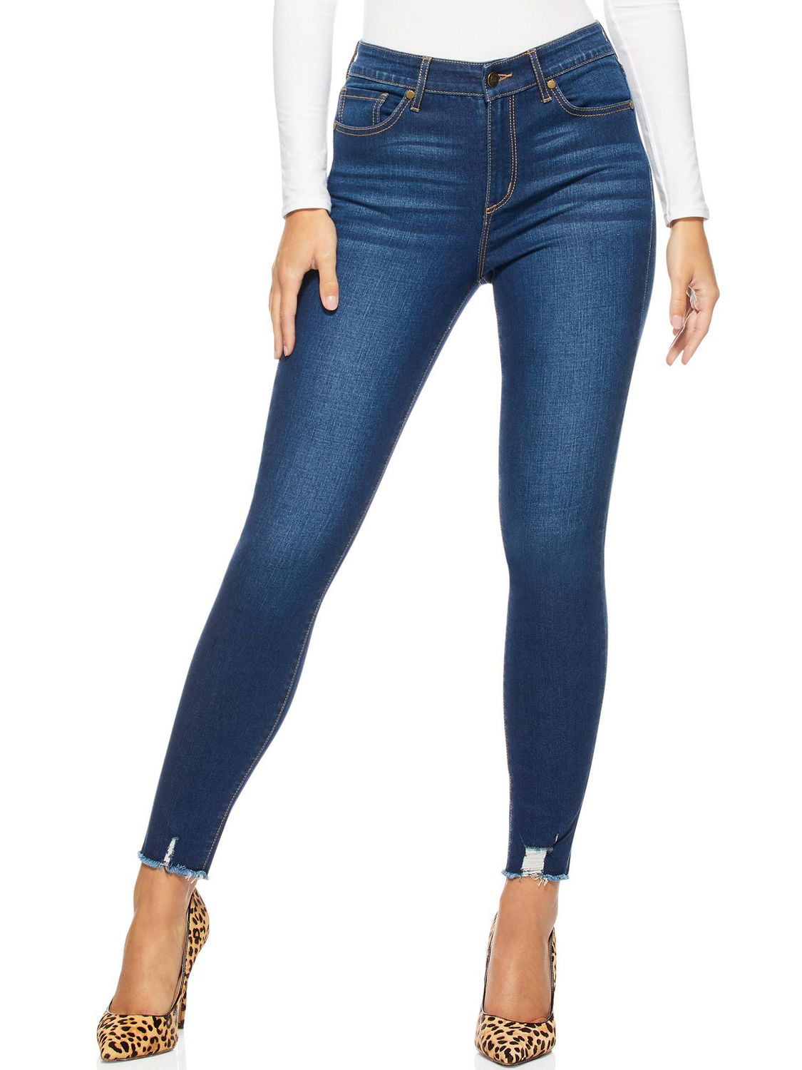 Sofia Jeans by Sofia Vergara - Rosa Curvy - Jean skinny skinny taille super haute pour femmes