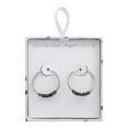 thumbnail image 2 of Luxury Designs Sterling Silver Bali Hoop, 2 of 2