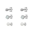 thumbnail image 1 of Luxury Designs Set de 3 Goujons en argent sterling, 1 of 2