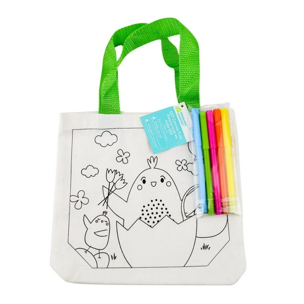 Way To Celebrate Diy Canvas Tote Novelty Walmart Ca
