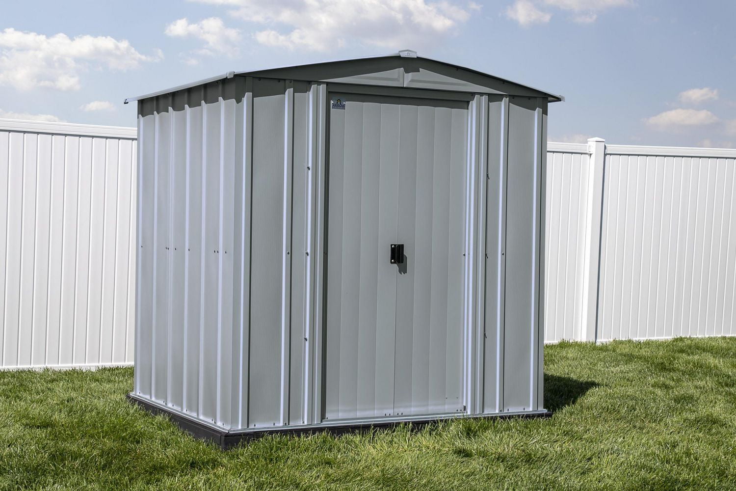 Abri de rangement en acier Arrow Classic 6 x 5 pi Charcoal
