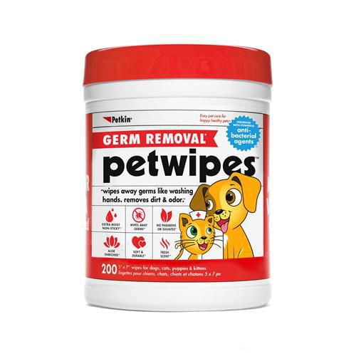 6)Mega-Valu Germ Removal Pet Wipes