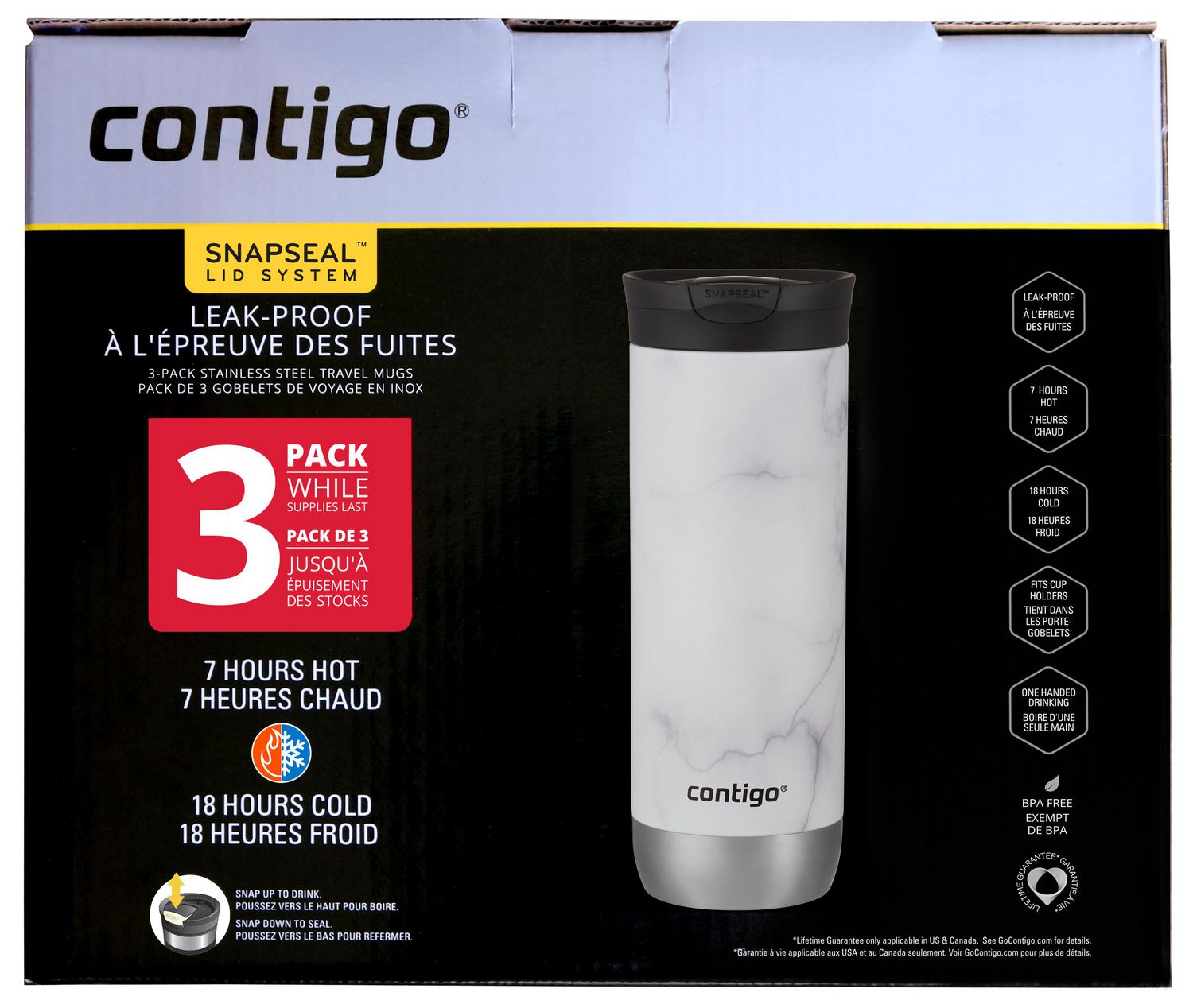 Contigo Tumbler, Huron 20 oz – DeluxHub