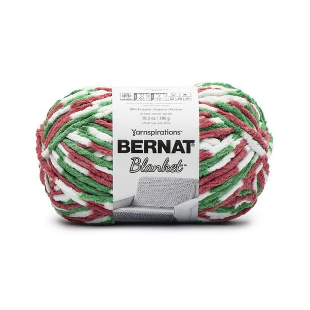 Bernat® Blanket™ #6 Super Bulky Polyester Yarn, Coal 10.5oz/300g, 220 Yards