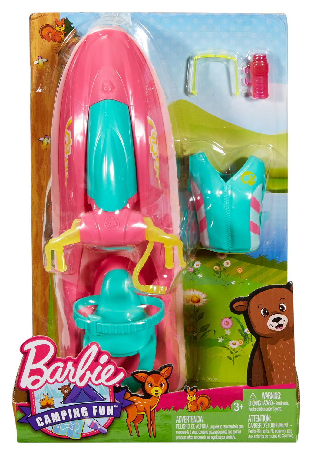 barbie camping fun accessories