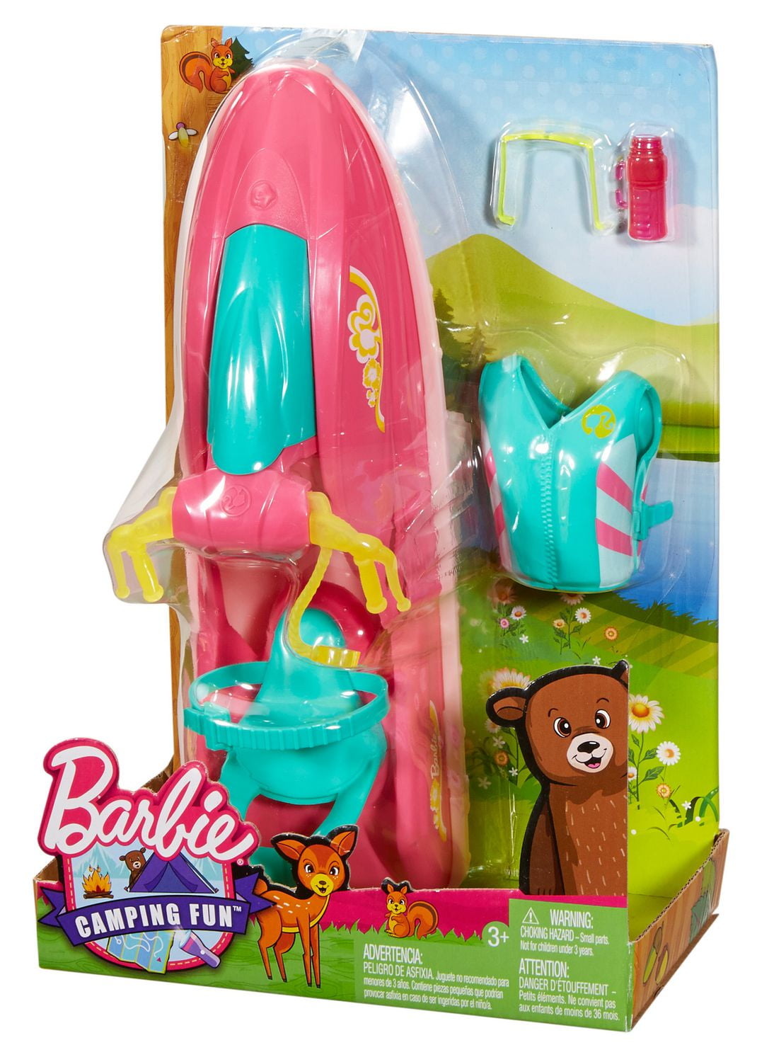 Barbie Camping Fun Water Ride Accessories Walmart