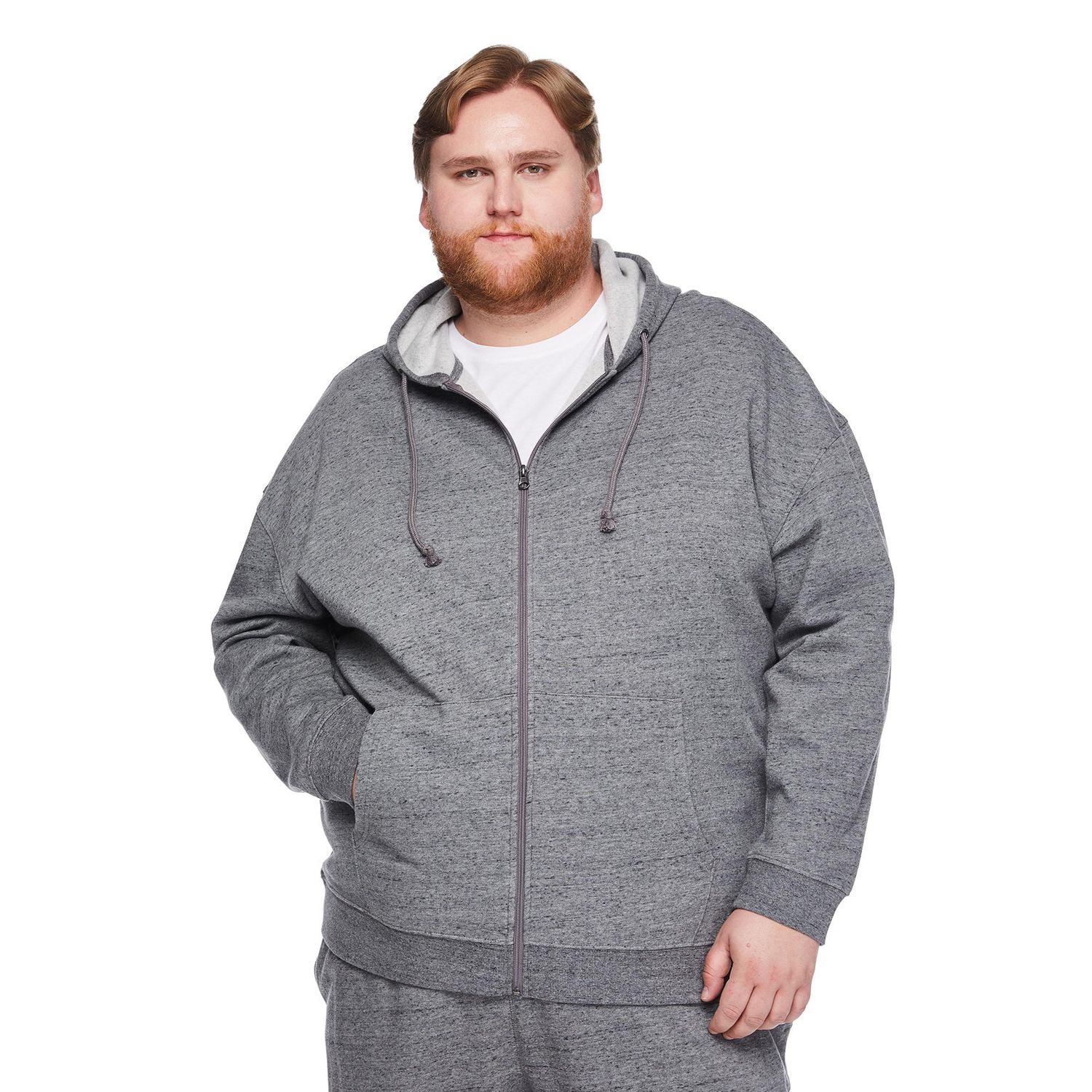 George Big Men's Full-Zip Hoodie